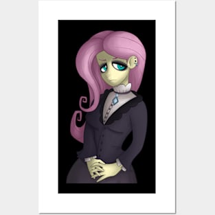 Goth Fluttershy Posters and Art